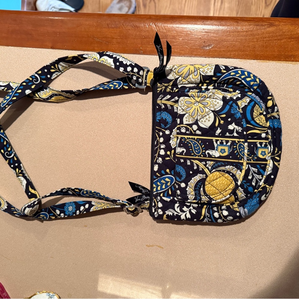 Vera Bradley Blue and Yellow Patterned Women's Bag